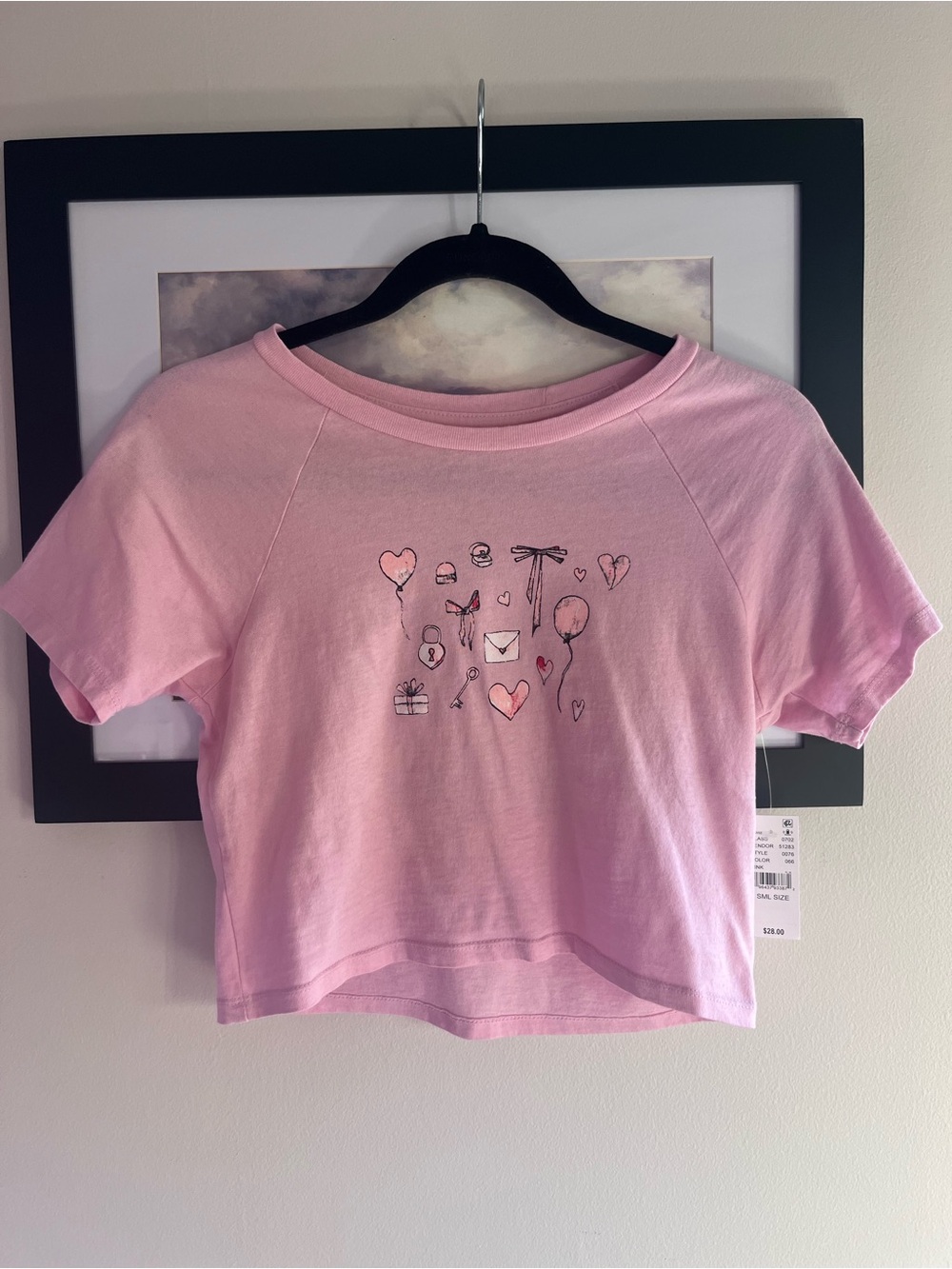 Pacsun Pink Graphic Tee